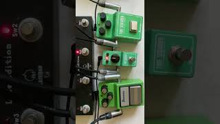 quotThree Tube Screamersquot TS Pedal Comparison short demo w Tele ibanez overdrive shorts [upl. by Namie]