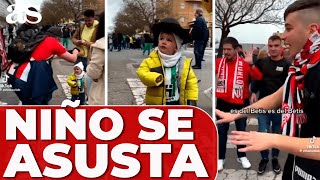 NIÑO VIRAL DEL BETIS contra 10 AFICIONADOS del ATHLETIC [upl. by Carmencita727]