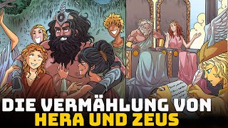 Die Vermählung von Hera und Zeus  Griechische Mythologie  Animierte Version [upl. by Akcimehs442]