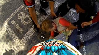 Taxco DH 2013  Crash against an old woman  Gopro POV  DH MTB [upl. by Ialocin]