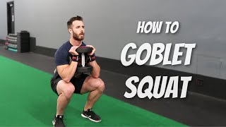 Dumbbell Goblet Squat [upl. by Kcirtapnaes]