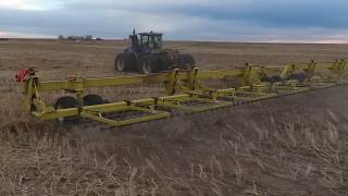 Demo of Degelman Strawmaster Pro 100 Heavy Harrow Saskatchewan CanadaMYAGROTOURS [upl. by Airamanna]