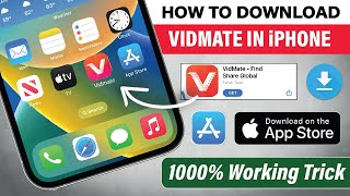 How To Download Vidmate in iphone  vidmate kaise download karen  vidmate app download [upl. by Ytitsahc]