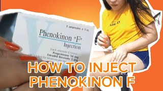 Hormone HOW TO INJECT PHENOKINON quotFquot [upl. by Pike925]