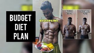 budget diet plan explained gym musclegrowth dietplan tamil fitwithus calisthenicstamil [upl. by Aihseit]