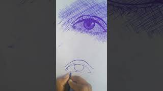 How to get a beautiful eyes ll pen sketch art ytshortsindia pensketch eye [upl. by Sina]