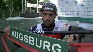 Highlights Mens Kayak Slalom Final  2023 ICF CanoeKayak Slalom World Cup Augsburg Germany [upl. by Chappie]