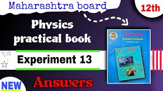 12th physics practical 13  Characteristics of zener diode experiment class 12 physics experiment 13 [upl. by Elaine]