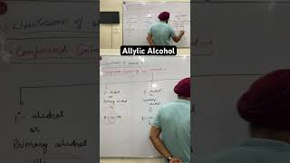 Allylic alcohol chemistry neet science education brainchemistry chemistrybook [upl. by Udela2]