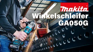 Makita AkkuWinkelschleifer GA050G [upl. by Abbot256]