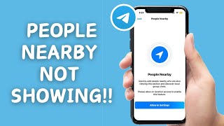 Fix People Nearby Not Showing on Telegram [upl. by Meeharb351]