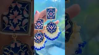 New earrings designsbeautiful earrings designsviral video 🌹🌹🌹 [upl. by Kasper]