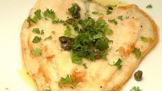 Pan Fried Fish  PLAICE in butter lemon amp capers  Simple Recipe [upl. by Esihcoc14]