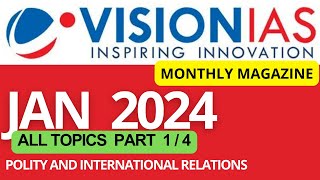 January 2024  VisionIAS Monthly Current Affairs  upsc upsc2025 ias currentaffairs upsc2024 [upl. by Neesay992]