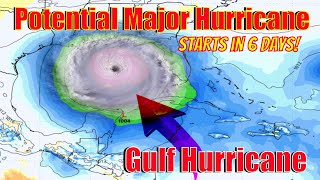 WARNING Gulf Hurricane Trending Potential Major Hurricane [upl. by Atews]