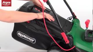 Qualcast 1400W Electric Lawnmower Argos Review [upl. by Grosz]