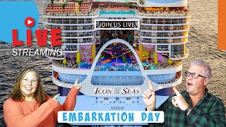 Live From Embarkation Day Aboard Icon of the Seas [upl. by Zephan986]