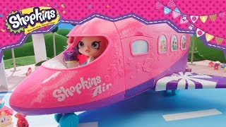 SHOPKINS  Skyannas Shopkins Jet  Toy Commercials [upl. by Edgerton]