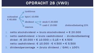 Stockdividend amp cashdividend MampO havovwo [upl. by Laeahcim468]