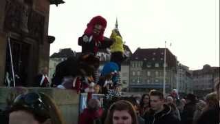 Basel Fasnacht 2012  Mittlere Brücke [upl. by Nnairrek]