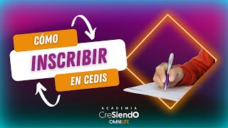 Cómo inscribir en CEDIS [upl. by Aribold]