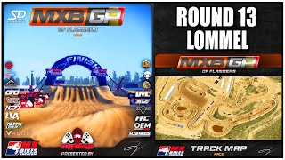 2023 MXBGP PRO MOTOCROSS  ROUND 13 LOMMEL [upl. by Shriner]