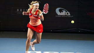 2012 EBoks Sony Ericsson Open  Kerber vs Wozniacki Highlight  F [upl. by Holmun]