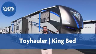 2017 Vengeance 422V12  Toy Hauler  Fifth Wheel  Mocha  RV Review [upl. by Arayk]