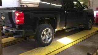 2017 Chevy Silverado 1500 40 series exhaust sound clip [upl. by Akcebar]