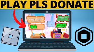 How to Play Pls Donate on Roblox  Setup Pls Donate Stand [upl. by Abby]