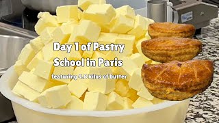 Day 1 as a Pastry Student in Paris [upl. by Oemac]