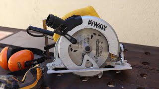 Cómo utilizar la Sierra Circular DeWALT [upl. by Nihcas]