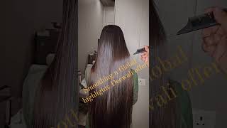 Smoothing n Global hair colour offeron diwali dhamakaa trending trendingvideo trendingshorts [upl. by Anyl]