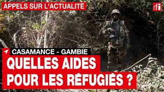 Combats en Casamance  des milliers de déplacés et réfugiés en Gambie • RFI [upl. by Atneciv]