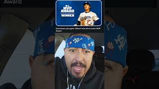 Dodgers Fan Reacts to Shohei Ohtani Wins NL MVP Award 2024 [upl. by Blackman]