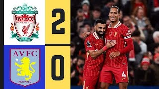 Liverpool vs Aston Villa 20  All Goals amp Extended Highlights  Premier League 202425 [upl. by Htebesile]