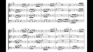 EXAMPLE OF THE SONATA FORM  Mozart Quartet 17 1st movement [upl. by Nela]