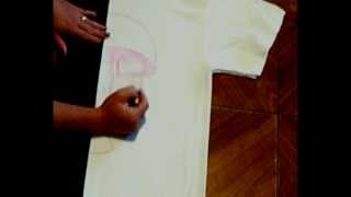 3D mushroom tie dye folding and binding process [upl. by Naesal]