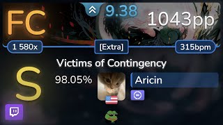 🔴 94⭐ Aricin  EPICA  Victims of Contingency Extra DT 9805  1043pp FC  osu [upl. by Moshell]