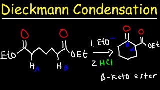 Dieckmann Condensation Reaction Mechanism [upl. by Bayard]