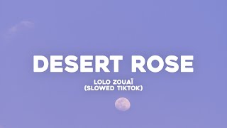 Lolo Zouaï  Desert Rose Slowed TikTok Lyrics [upl. by Inahpit]