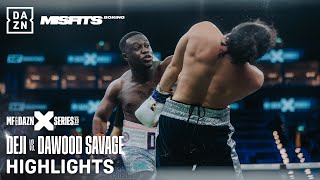 HIGHLIGHTS  Deji vs Dawood Savage  XSeries 19  Qatar The Supercard [upl. by Neelhtakyram662]