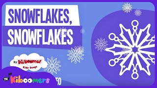 Snowflakes Snowflakes Lyric Video The Kiboomers Preschool Songs amp Nursery Rhymes for Winter [upl. by Aik]