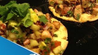 Tostadas de Camarón con Pulpo [upl. by Zined]