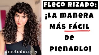 ✨¡PEINA TU FLECO RIZADO MUY FÁCIL ✨ metodocurly [upl. by Oicinoid995]