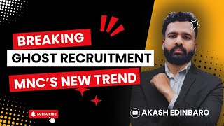 Ghost Recruitment  Corporate Trend  New fear Unlocked fakerecruitment jobscam corporate job [upl. by Areit]