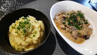 rognons de veaux à la crème et moutarde accompagné avec ca purée maison soyeuse un délices 😋 ❤️ 😋 [upl. by Lot580]