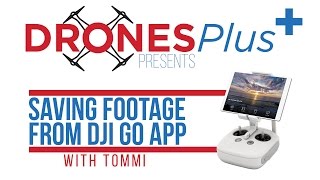 How To Transfer Photos amp Video with the DJI Go App Phantom 3 amp Inspire Drones [upl. by Hosbein]