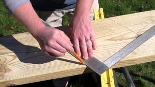 Building Basic Stair Stringers [upl. by Roxane]