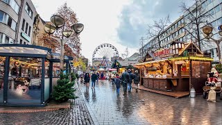 Weihnachtsmarkt Duisburg Eröffnet 🎄Duisburg Germany Walk through  Walking Tour 4K [upl. by Eimot]